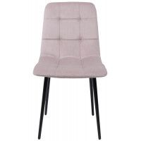 Стул Алвест AV 406-N бежевый бархат/черный купить в Минске